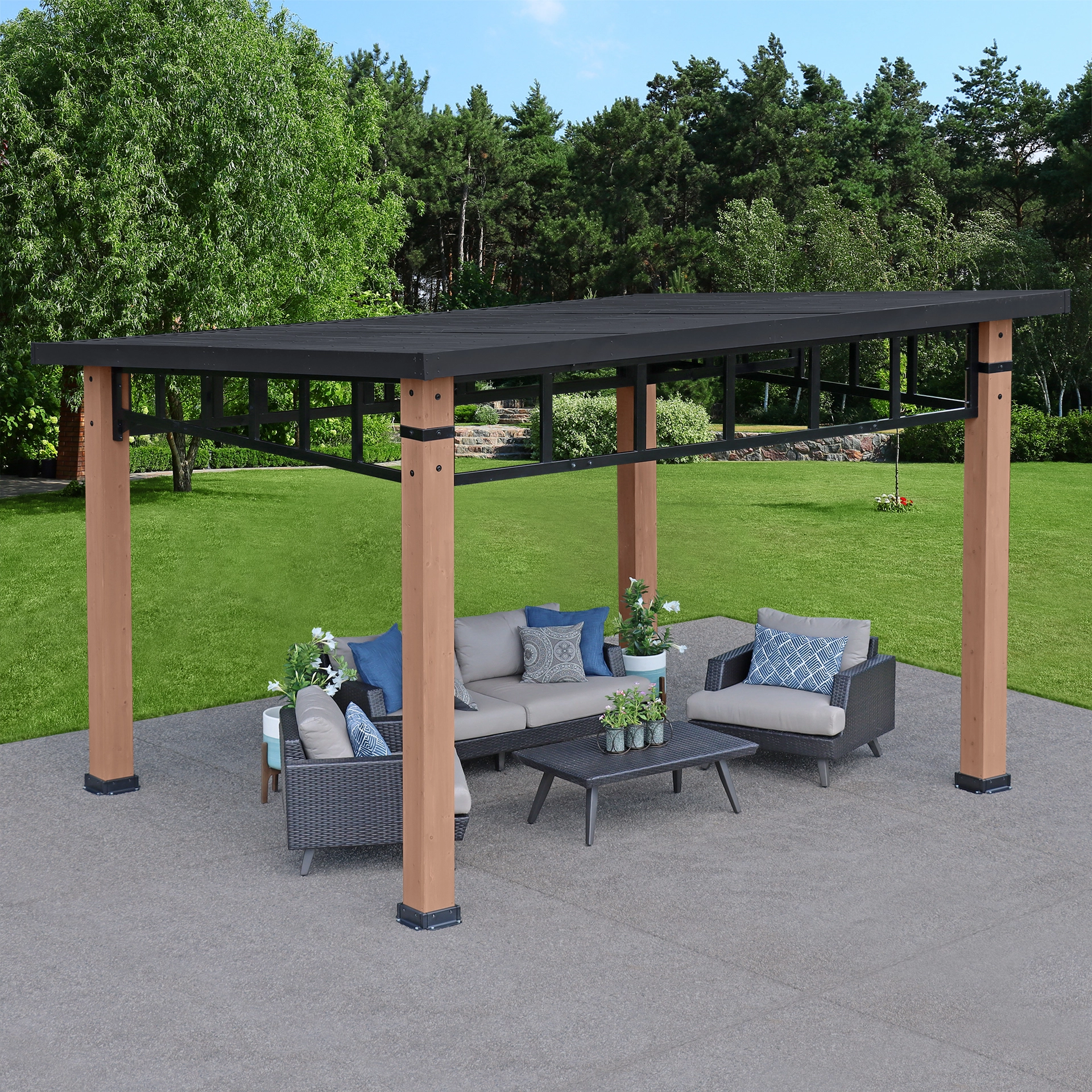 Yardistry hardtop pergola